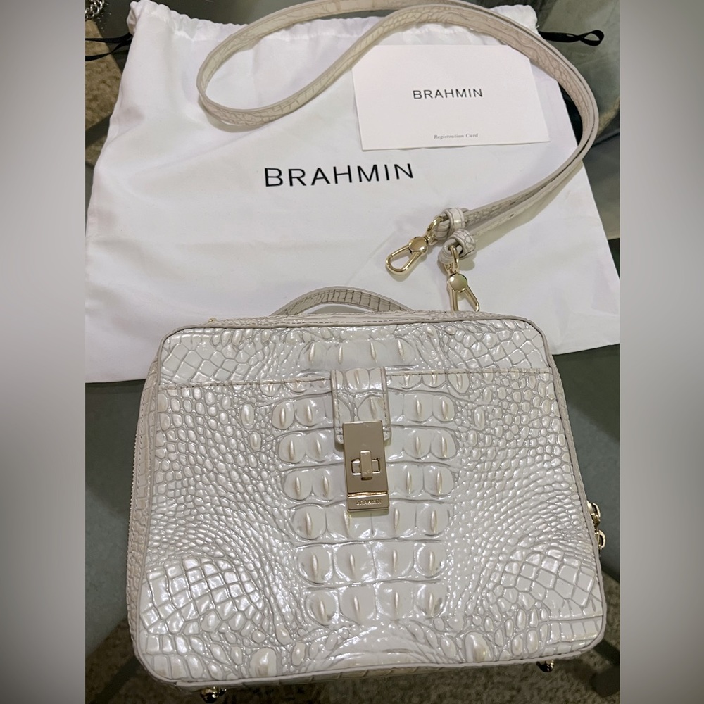 Brahmin Crossbody - Evie Pearl Melbourne - White